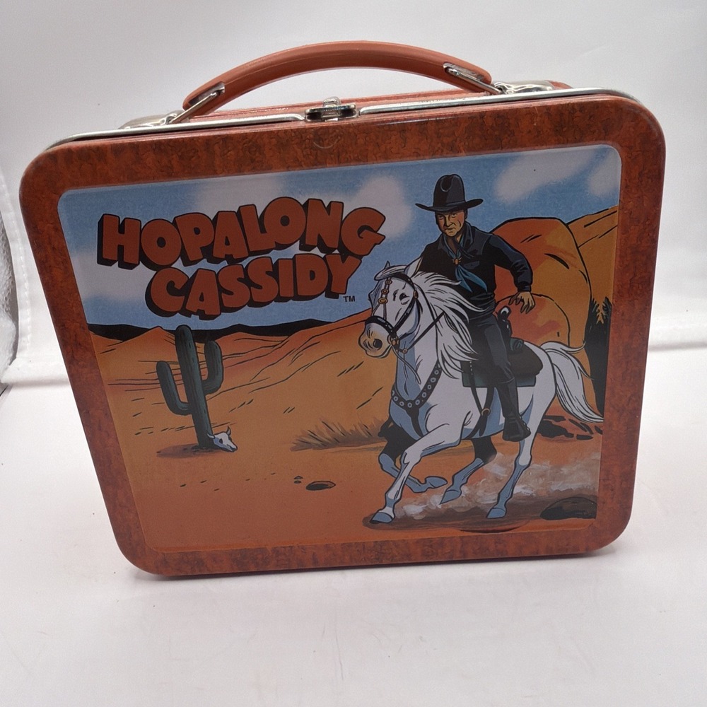 Lunch Box Hopalong Cassidy 1999 Hallmark School Days Numbered Edition COA Vtg